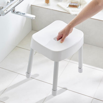 山崎実業　マグネット風呂イス ミスト SH35 ホワイト 4903208017251　【品番：01725】