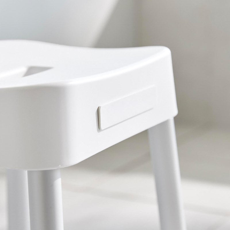 山崎実業　マグネット風呂イス ミスト SH35 ホワイト 4903208017251　【品番：01725】