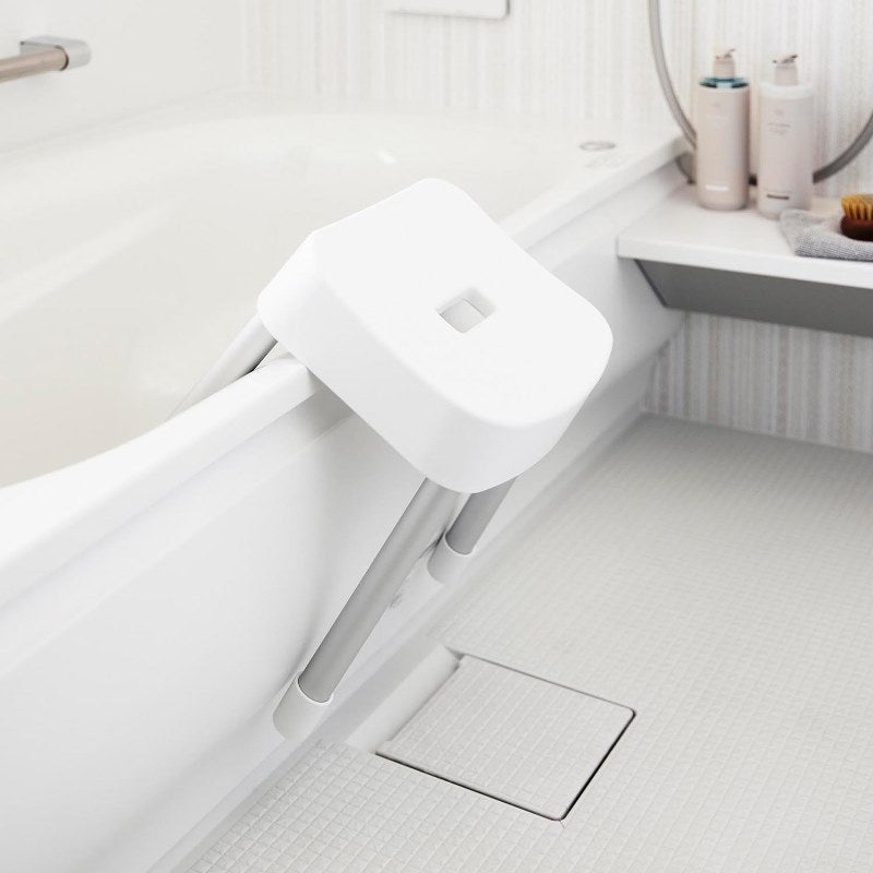 山崎実業　マグネット風呂イス ミスト SH35 ホワイト 4903208017251　【品番：01725】